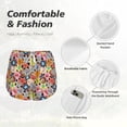 thumbnail image 4 of Bixox Women's Beach Life pattern 2 in 1 Running Shorts - Lightweight Athletic Workout Gym Yoga Shorts Liner with Pockets - Small, 4 of 5