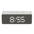 thumbnail image 1 of Reloj Despertador Digital LED Sweethay Temperatura Espejo de Maquillaje Rectángulo HA3237-01B, 1 of 6