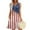Navy, variant on WTOBBY Women's Summer Dresses Loose V Neck Sleeveless Sundresses with Pockets, Casual and Practical for Daily Wear and Travel,Blue L