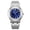 Silver+BLUE, variant on SKMEI Men Watch Quartz Mens Business Watch Luxury Easy to Read Date Waterproof Wrist Stainless Steel Watches for Men