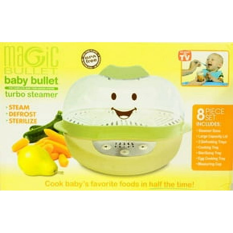New arrival! The Nutribullet Baby Turbo steamer.With 5 steam settings and a  built in timer, you can easily cook fresh fruits, vegetables, and more  in, By Manrico Select