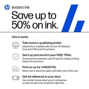 HP OfficeJet 9122e Wireless All-in-One Color Inkjet Printer, Scanner, Copier, Fax, ADF, 3 months Instant Ink