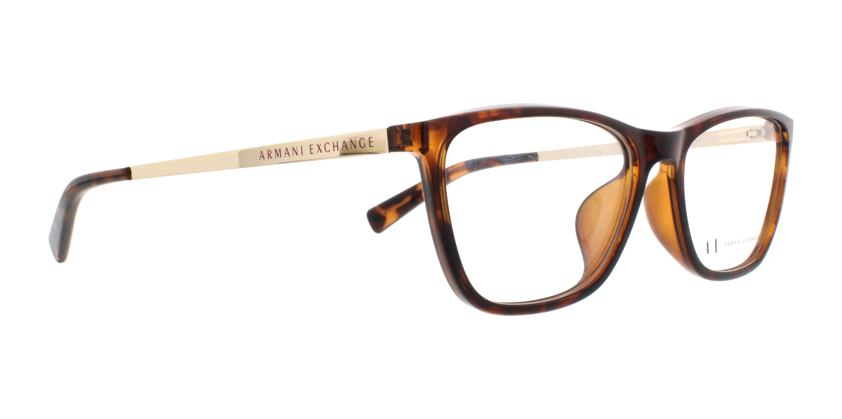 armani exchange tortoise eyeglasses