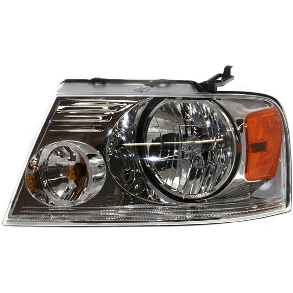 Headlight Compatible With 2006-2008 Lincoln Mark LT 2004-2008 Ford F-150 Left Driver Halogen With bulb(s)