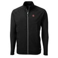 thumbnail image 2 of Men's Cutter & Buck Black Rutgers Scarlet Knights Big & Tall Adapt Eco Knit Hybrid Recycled Full-Zip Jacket, 2 of 3