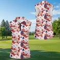 thumbnail image 4 of HUIACONG Matching Golf Shirts Sleeveless 250 Anniversary Golf Shirt Athletic Tops for Women Lightweight Breathable Quick Dry Short Sleeve Shirt for Men Collared Casual Sports Outfits Woman 2XL, 4 of 7