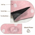 thumbnail image 6 of Round Rugs 8Ft, Watercolor Easter Round Area Rug Washable Indoor Throw Carpet, Cute Rabbits Eggs Cartoon Pink Large Non Slip Circle Rug for Kids Room RV Home Decor Aesthetic, 6 of 8