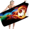 thumbnail image 5 of Clearance!XEOVHV Baseball Bath Towel,Oversized for Men Women,Funny Baseball Pattern Pool Swim Towels Sports Beach Towel Blanket for Bathroom Hotel Gym and Spa 51.18 * 29.53 Inch, 5 of 9