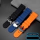 thumbnail image 5 of Correa de reloj de goma negra y naranja de 24 mm para hombre, correa de silicona Luminox 3749/3141, correa de reloj para Casio PRG-600/650Y 5571 PRW-6600, 5 of 5