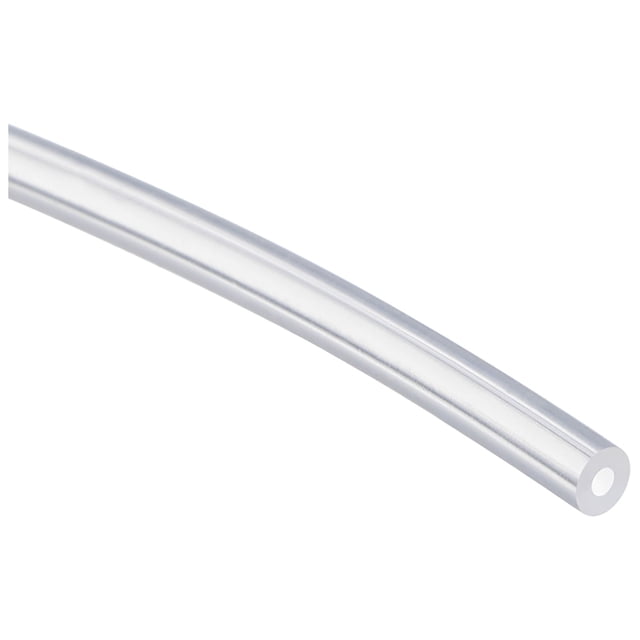 Tubo de silicona Uxcell, tubo de goma de silicona, manguera de aire para transferencia de bomba, transparente, 1 pieza, 2mm ID X 4mm OD 6.56ft 2.1m