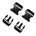 thumbnail image 4 of LOVIVER 2Pc Scuba Diving Buckle Plastic Black Strap Webbing Side Release Buckle 90mm, 4 of 8