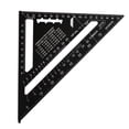 thumbnail image 1 of Woodworking Triangular Ruler, Accurate Black Guitar Action Gauge  Ruler Great Wear Resistance  for Instrument Production, 1 of 8