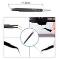 thumbnail image 5 of 3D Printer Tool Kit Deburring Tool Nozzle Cleaning Needles Engraving Knife Carving Tool DIY 3D Printer Part 3D Model File Cutter Scraper Material Removal Tool with Chiseling Blade/ Stencil Edge, 5 of 9