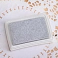 thumbnail image 1 of BUYISI Ink Stamp Pad For Diy Craft And Rubber Stamps Scrapbooking Paper Decoration Silver, 1 of 5