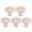 White, variant on Uxcell 0.94'' Knobs Round Dresser Knobs Pull Handle Zinc Alloy  Bronze Tone 5pcs