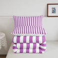 thumbnail image 5 of Erosebridal Line Geometric Pattern Full Size Comforter Sets,Mid-Century Stripes Bedding Comforter Set,Colorful Stars Reversible,3-Piece,1 Comforter and 2 Pillowcases, 5 of 7