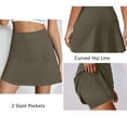 thumbnail image 6 of Kaemgyyd Women's Active Performance Skort with Pockets Lightweight High Waist Skirt with Shorts for Running Tennis Golf Sports, 6 of 7