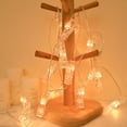 thumbnail image 4 of Rvasteizo Christmas Lights, LED Photo String Light Clips For Hang Pictures Card Bedroom Wall Decorations Christmas Patio Halloween Thanksgiving Wedding Party Decor, 4 of 5