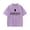 Light Purple, variant on Men's Hello Darkness My Old Friend T-Shirt Casual Crew Neck Short Sleeve Graphic Tee