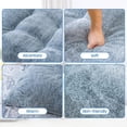 thumbnail image 5 of LinkRomat Washable Dog Bed for Medium Dogs Dog Crate Mat 36 Inch Comfy Fluffy Kennel Pad Anti-Slip for Dogs Up to 72 lbs, 36" x 26", 5 of 8