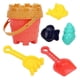 thumbnail image 2 of Beach Sand Toy Play Set Sand Toys For Kids Beach Educational Toy Plastic 5.7×5.3×5.3in Outdoor Activities 1 Set, 2 of 4