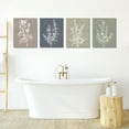 thumbnail image 5 of Framed Boho Wall Art Set of 4 Botanical Plant Canvas Print Wall Art for Rustic Vintage Farmhouse Wall Art for Home Kitchen Wall Decor Living Room Bathroom Bedroom 8x10 inch, 5 of 6