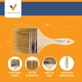 thumbnail image 2 of Vermeer Chip Paint Brushes - 24-Pack - 4" Chip Brushes for Paints, Stains, Varnishes, Glues, & Gesso, 2 of 7