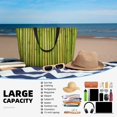 thumbnail image 4 of Kdxio Green Bamboo Fence for Beach Bag for Women Large Beach Tote Bag Waterproof Sandproof Swim Bag with Zipper Pockets Beach Vacation Travel, 4 of 6