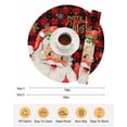 thumbnail image 6 of 13 Inch Round Placemats Set of 4, Red Plaid Christmas Non Slip Heat Insulation PP Table Mats, Santa Xmas Snowflake Farmhouse Washable Place Mats for Kitchen Dining Party Table Decor, 6 of 7