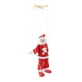 thumbnail image 1 of Christmas Ornament Puppet Santa Claus Marionette Christmas Dolls ToySanta Button, 1 of 5