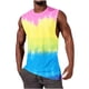thumbnail image 4 of Ceisia Men's Slim Fit Crew Neck Tie-Dye Sleeveless Tank Top for Casual Sports Multicolor S Gifts, 4 of 5