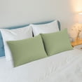 thumbnail image 2 of Unique Bargains 4-Piece Soft Microfiber Pillowcases Sage King(20"x36"), 2 of 8