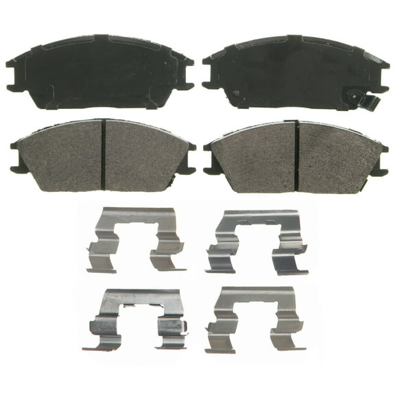 Wagner QuickStop ZX497 Semi-Metallic Disc Brake Pad Set Fits select: 1995-2005 HYUNDAI ACCENT, 1990-1994 HYUNDAI EXCEL