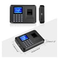 thumbnail image 2 of Biometric Fingerprint Keypad System Electronic USB Time Clock Recorder Attendance Machine Fingerprint Attendance Machine ,Accurate Calculations, 2 of 6