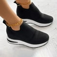 thumbnail image 6 of NOKIO Comfortable Ladies' Leisure Shoes Women'S Slip-On Athleisure Shoes Women Casual Shoes Breathable Flat Sole Inner Elevated Sports Shoes Comfortable Fit Single Shoes Large Women Fashion Shoes, 6 of 6