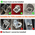 thumbnail image 3 of Universal Car Roof Rack Step Fit Door Latch Rooftop Up Hook Stand Pedals for Most SUV Climbing Tool Pickup Accessories, 3 of 7