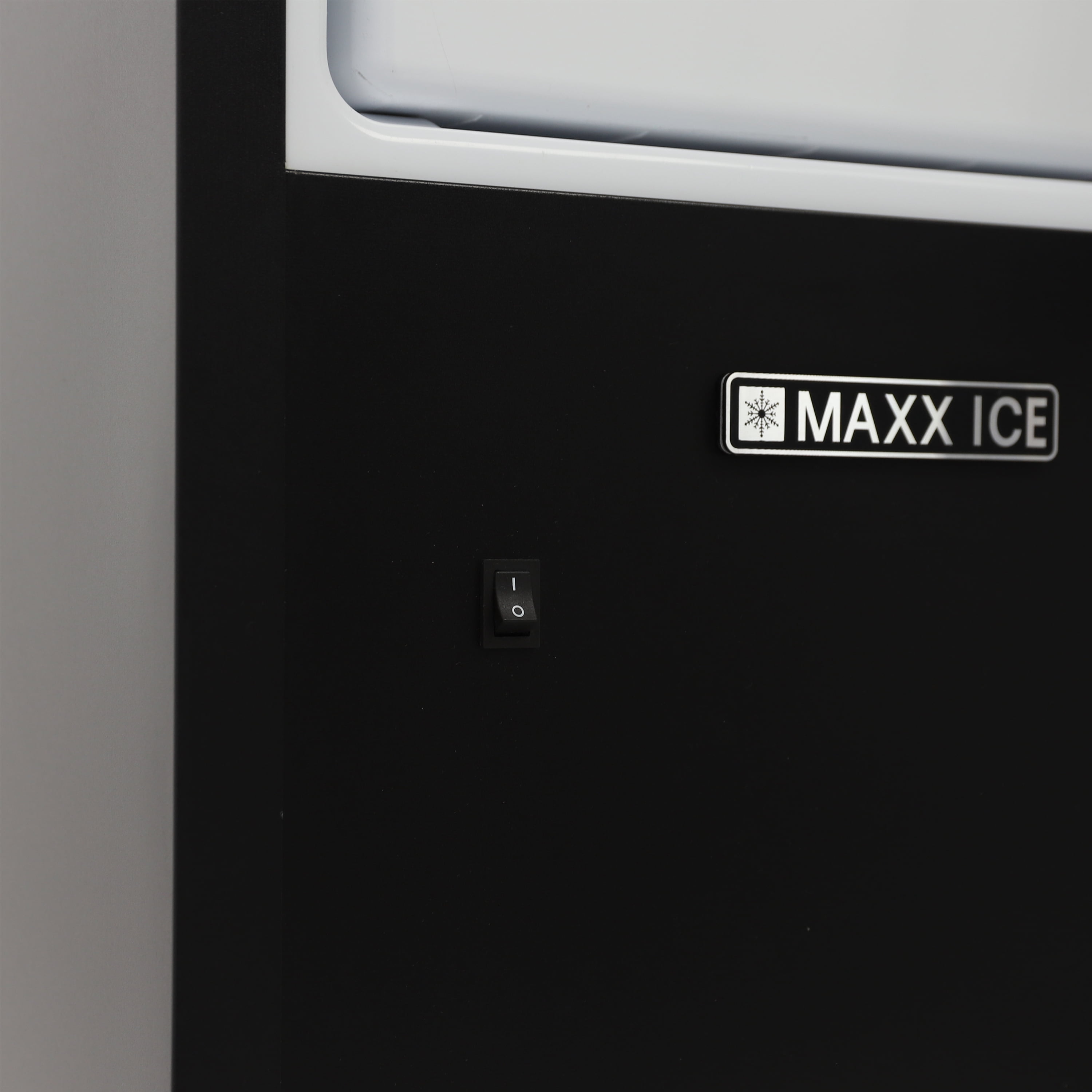 Maxx Ice Shallow Depth Indoor Built-In Undercounter Ice Maker, 15", 25 lbs, Crescent Ice Cubes, 22 lb Ice Storage Bin, in Stainless Steel (MIM25C)