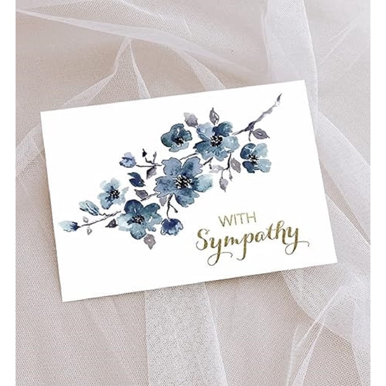 Graphique Floral Heart Blank Note Card - 5x7, Single Card With Gold Foil & Color-Coordinated Envelope