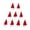 Red-10Pcs, variant on Christmas Santa Hats Silverware Holders 10 Pcs Cutlery Rack, Festive Xmas Napkin Utensil Organizers for Holiday Party Dinner Table Decor, Flatware Caddy Lollipop Packaging & Wedding Hat, Red