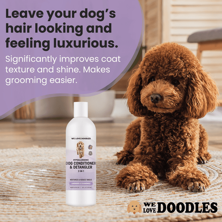 We Love Doodles 2-in-1 Dog Conditioner & Detangler, 16 oz photo 5