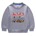 thumbnail image 4 of juego periférico niños algodón manga larga camisa básica lindo estampado Tops niños y niñas ropa Casual ropa de hogar regalos, 4 of 4