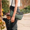 thumbnail image 4 of PPB - Companion Diaper Clutch - Olive Ink Blot, 4 of 6