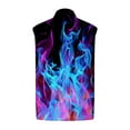 thumbnail image 3 of Njoeus Black T Shirts For Men Mens Button Shirt Men'S Sleeveless Shirts Button Up Beach Hawaiian Shirt For Men Big&Tall Casual Tank Tops Summer Funny Printed T Shirts S-5Xl Boys Shirts On Clearance, 3 of 4