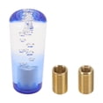 thumbnail image 1 of Pomo de Cambio de Cristal Redondo Único Bargains, 10cm Universal para Pomo de Cambio de Vehículo Automático y Manual con 2 Adaptadores Acrílico Claro Azul, 1 Juego, 1 of 1