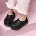 thumbnail image 6 of Women Fuzz Lined Clogs Cushion Platform Lightweight Winter House Shoes Slip-on Closed-Back Bedroom Slippers for Indoor Outdoor, 6 of 7