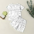 thumbnail image 3 of WEAIXIMIUNG Baby Stuff For Newborns Kids DIY Easter Print T Shirt And Shorts Set Easter Outfit For Boys And Girls For Spring Celebrations 100, 3 of 7