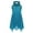Turquoise, variant on Miutii Children Girls Halter Lyrical Ballet Modern Dance Dress Irregular Hem Skirt Gymnastic Performance Dancewear Turquoise 10