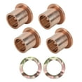 thumbnail image 2 of King Pin Steering Knuckle Bushing Kit, Professional Bronze Simple Installation 102288401 High Hardness Strong  For Club Car, 2 of 8