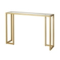 thumbnail image 6 of Evelyn&Zoe Oscar 42" Wide Rectangular Console Table, Brass, 6 of 7