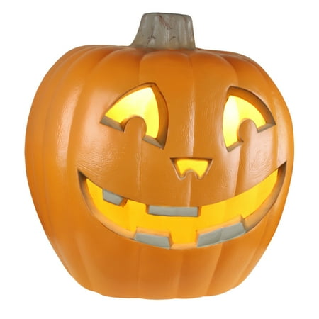 20 Inch LED Light Up Jack O Lantern Pre-lit Halloween Pumpkin Lantern Indoor/Outdoor Holiday Decoration Festival Celebration Garden Patio Front Door Décor - Smile